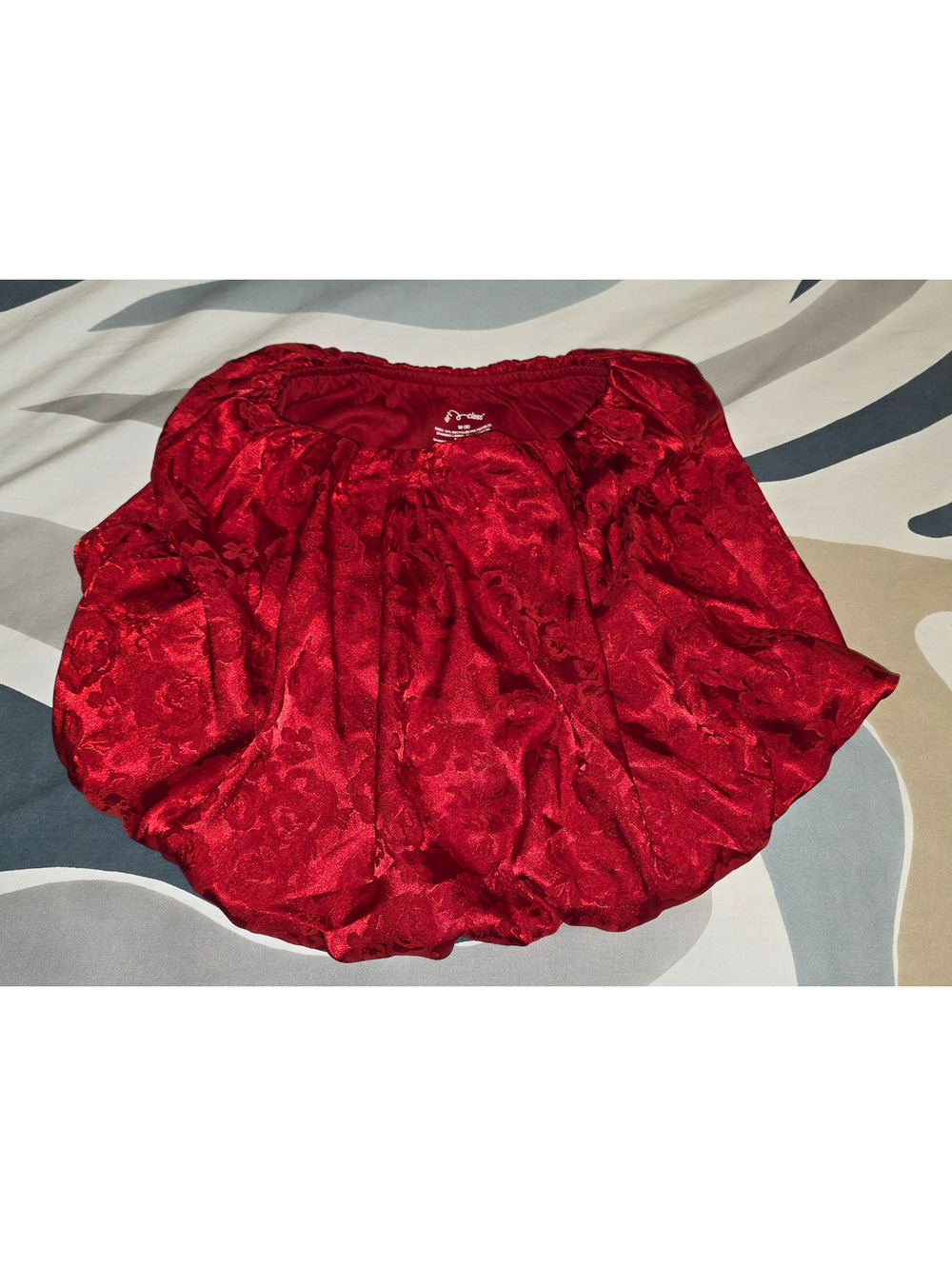 art class Girls Floral Brief Panties Red Size M Recycled Polyester/Spandex